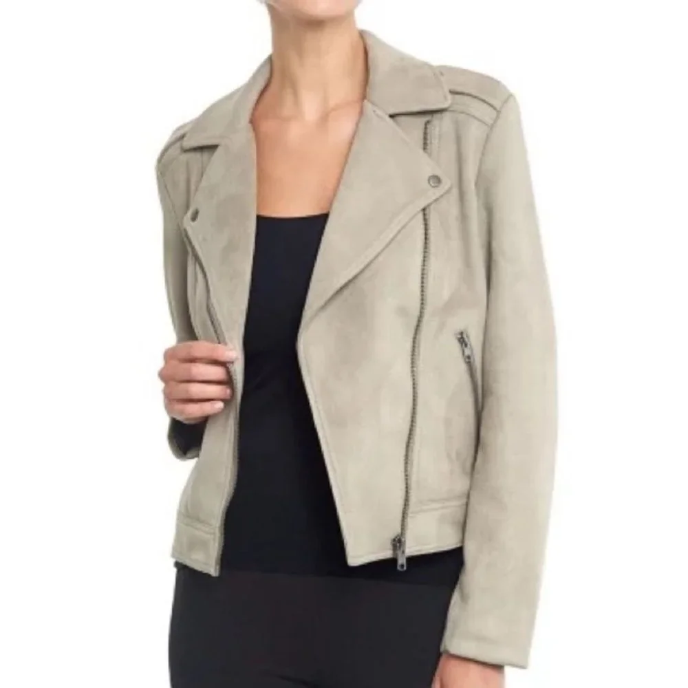 {Philosophy} Faux Suede Taupe Jacket - Picture 1 of 11